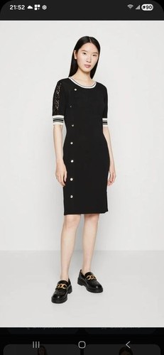 Abito donna liu nero pizzo - donna,